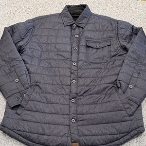 Men's Dakota Grizzly Charcoal Quilted Shirt Jacket XL
